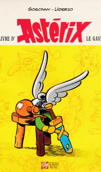 Livre dasterix le gaulois yellow cover