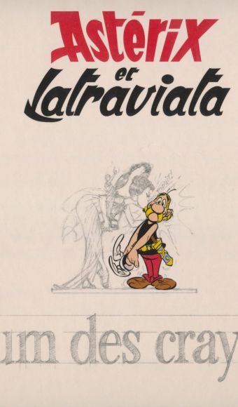 31. Astérix et Latraviata - l'album des crayonnés