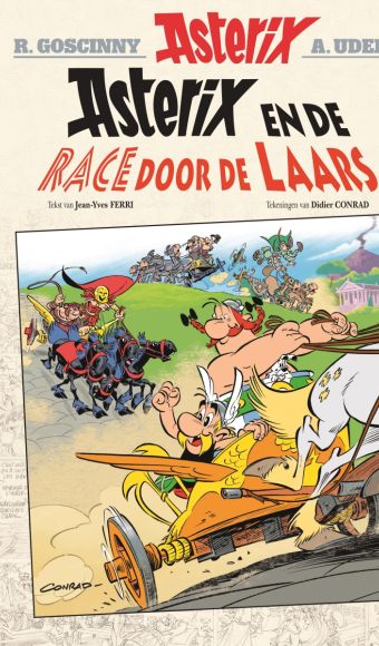 deluxe asterix en de race door de laars