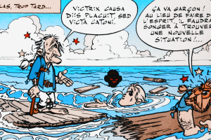 Pirates victrix causa latin