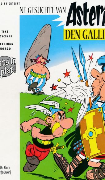 asterix den gallier kats in plat twents