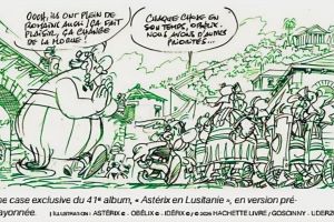 Sneakpeak panel asterix lusitania album 41