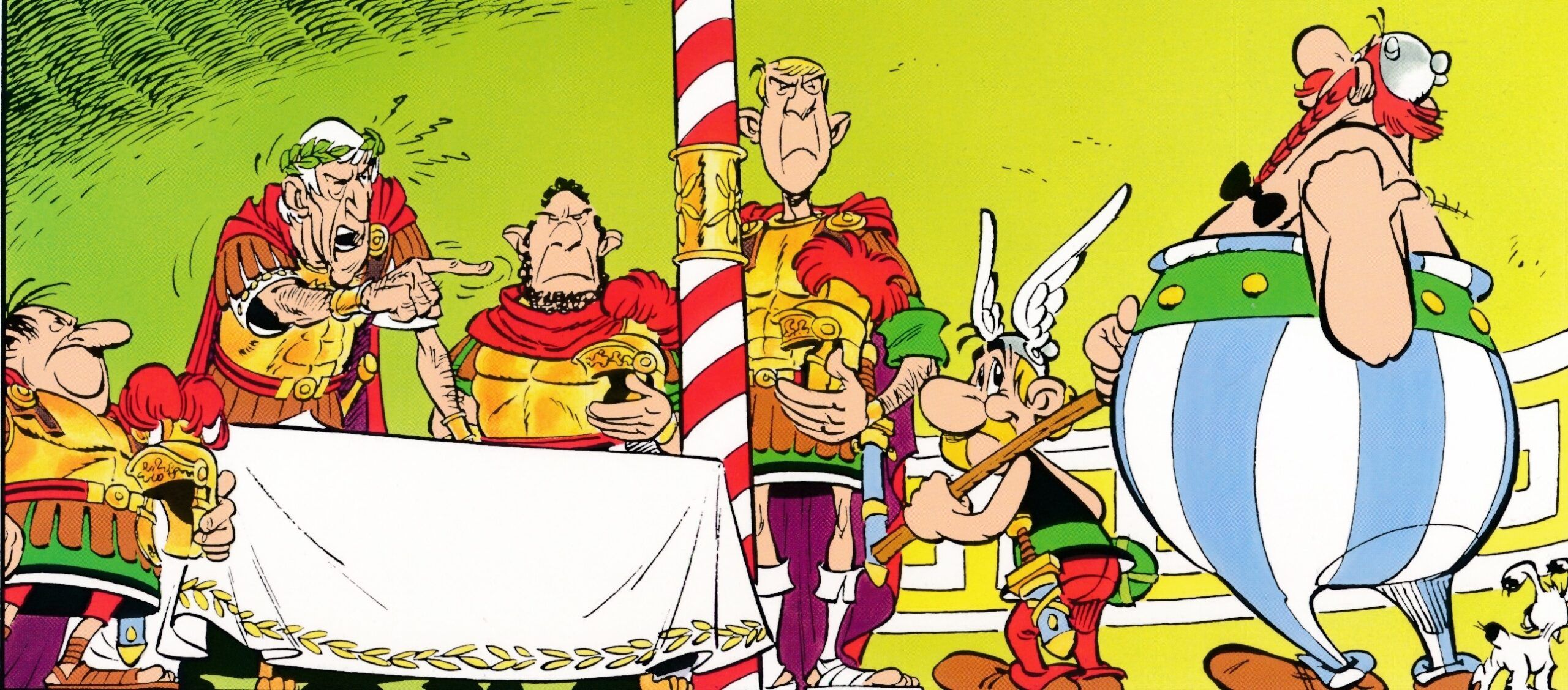 asterix the gaul - asterix obelix caesar belgium chez les belges