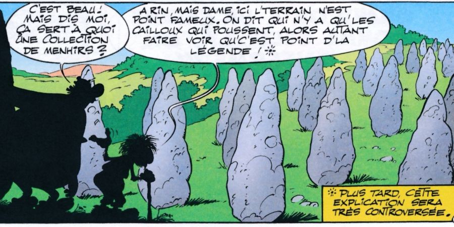 Carnac megaliths Obelix?