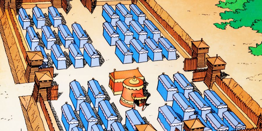 27. roman camp asterix and son