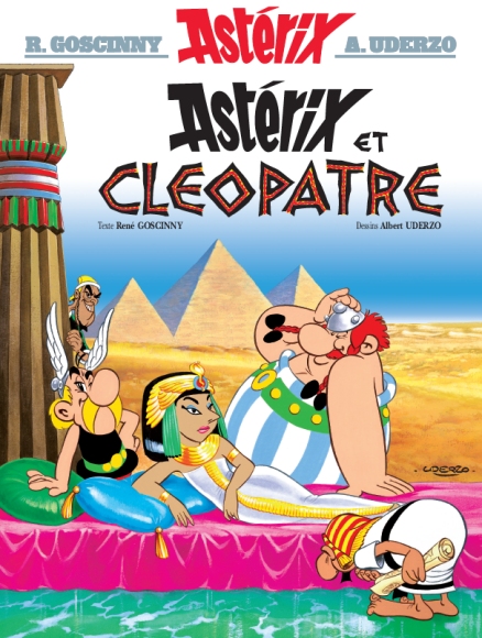 Asterix and Cleopatara- French cover - source: asterix.com