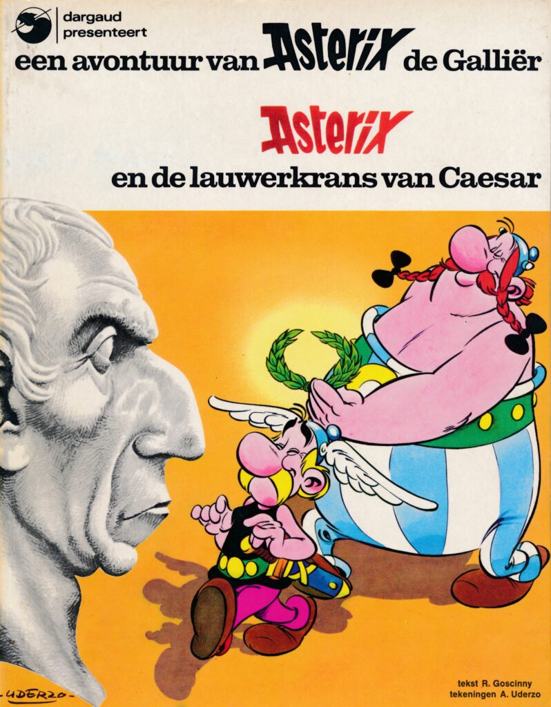 asterix lauwerkrans van caesar