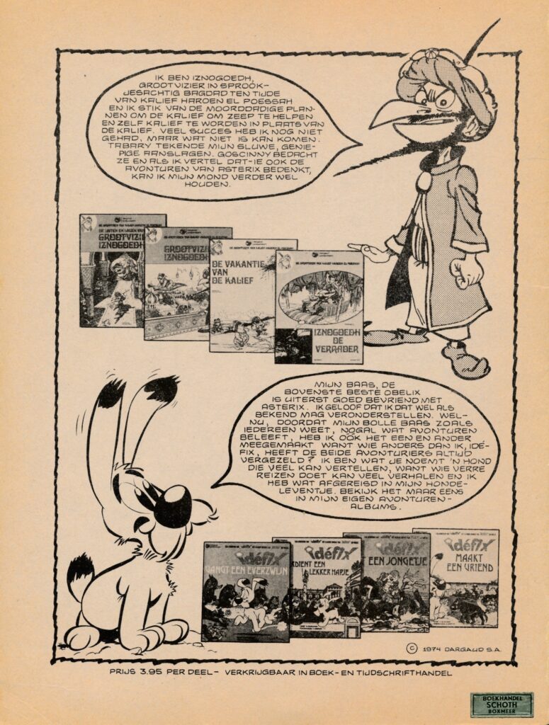 dogmatix iznogoud advertisment.