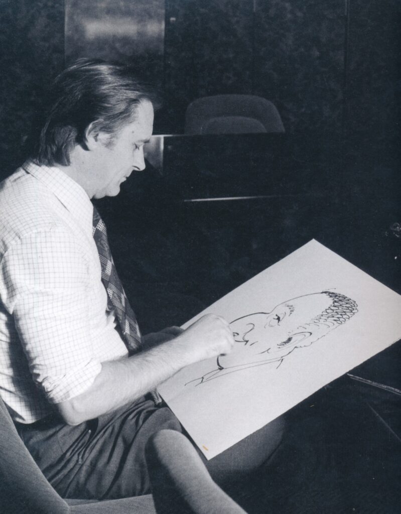 uderzo drawing caricature goscinny