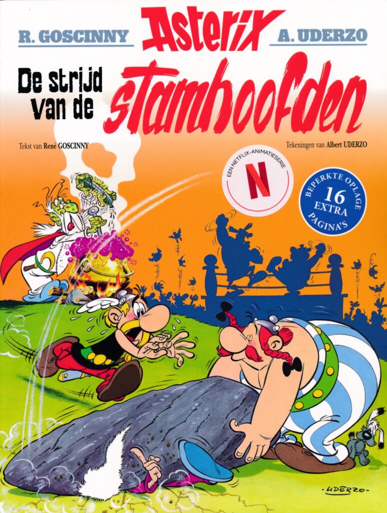 Asterix 07 strijd der stamhoofden cover netflix editie