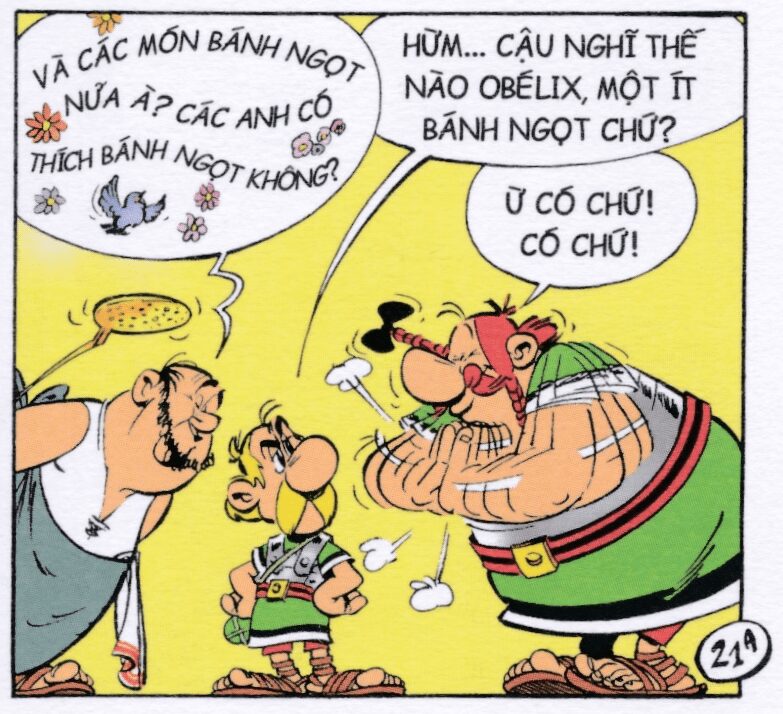 asterix speaks vietnamese