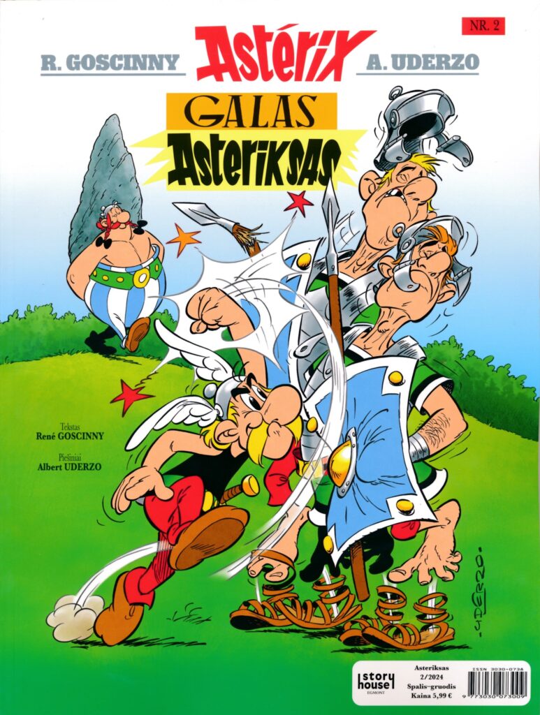 asterix the gaul asteriksas gala lithuanian