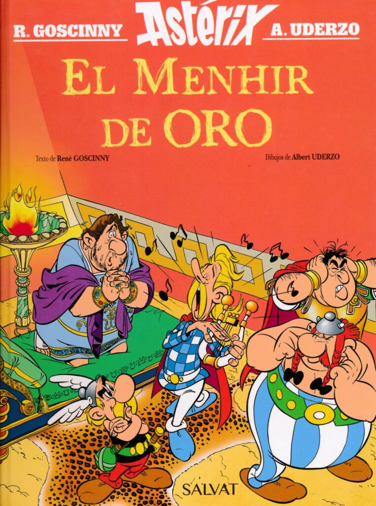 el menhir de oro asterix