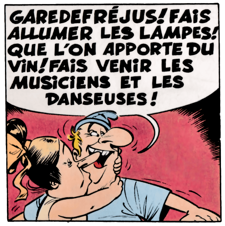Asterix lauriers cesar orgy