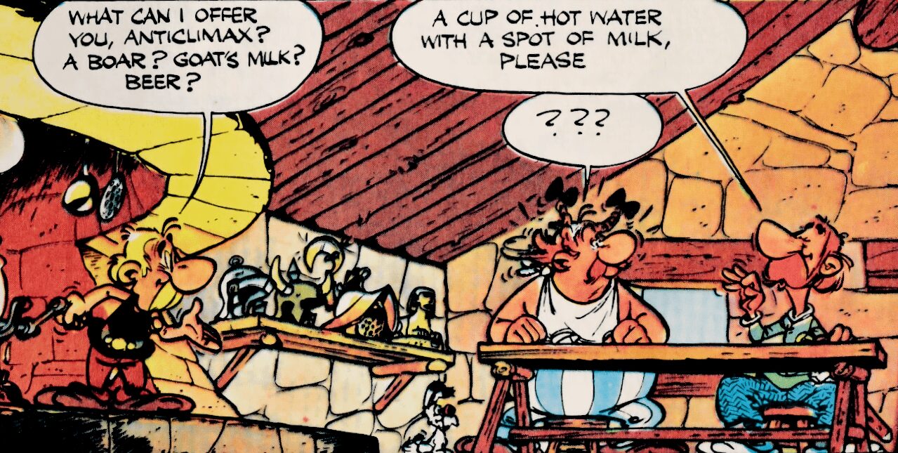 Asterix timeline britain souvenirs