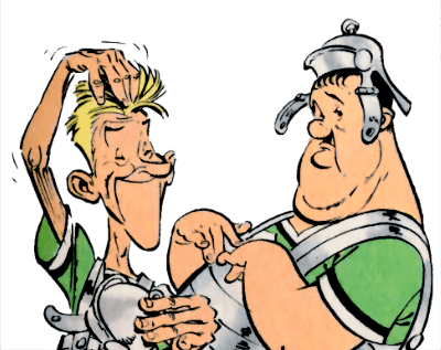 Laurel hardy asterix cutout