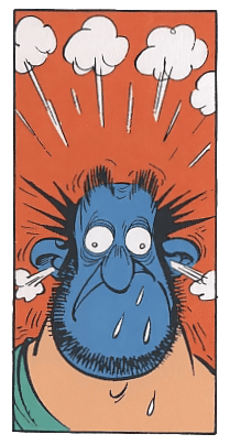 Asterix blue face lw