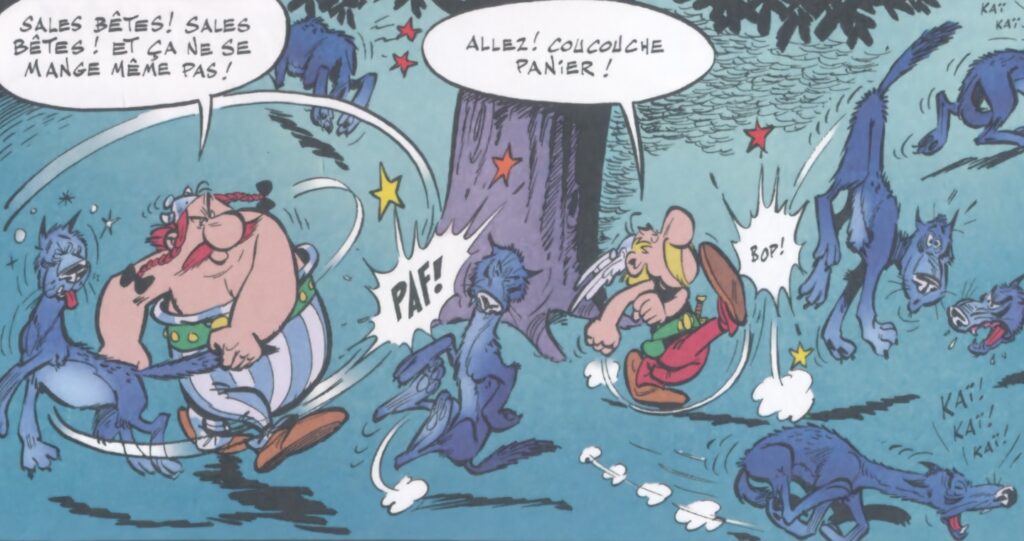 Asterix serpe dor loupe