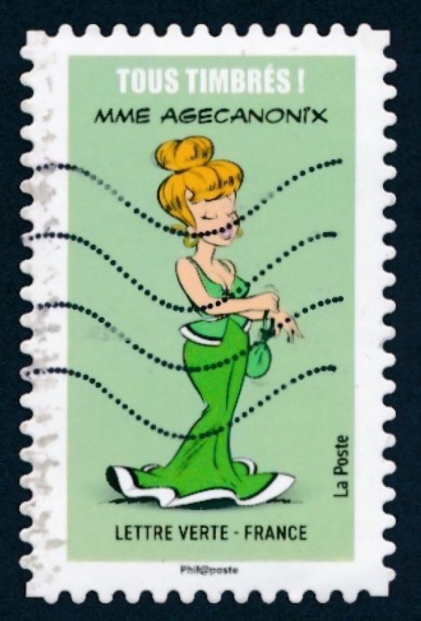 asterix stamp france mme agecanonix