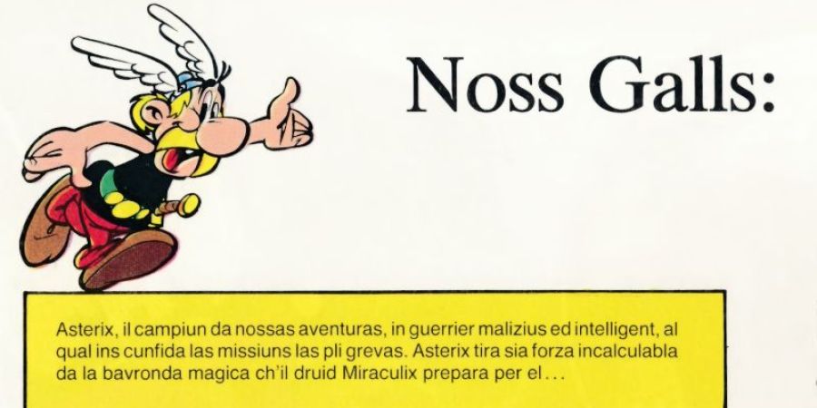 Noss galls asterix rumantsch intro