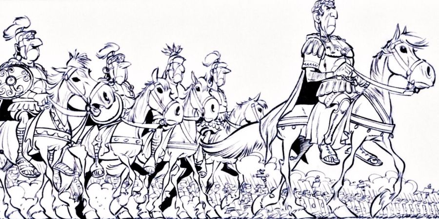 Caesar chez les belges army leader