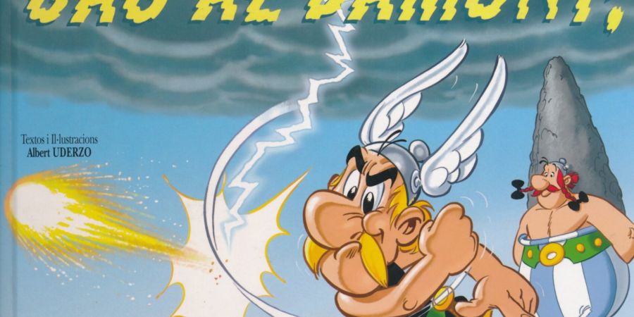 Asterix catalan spelling error album
