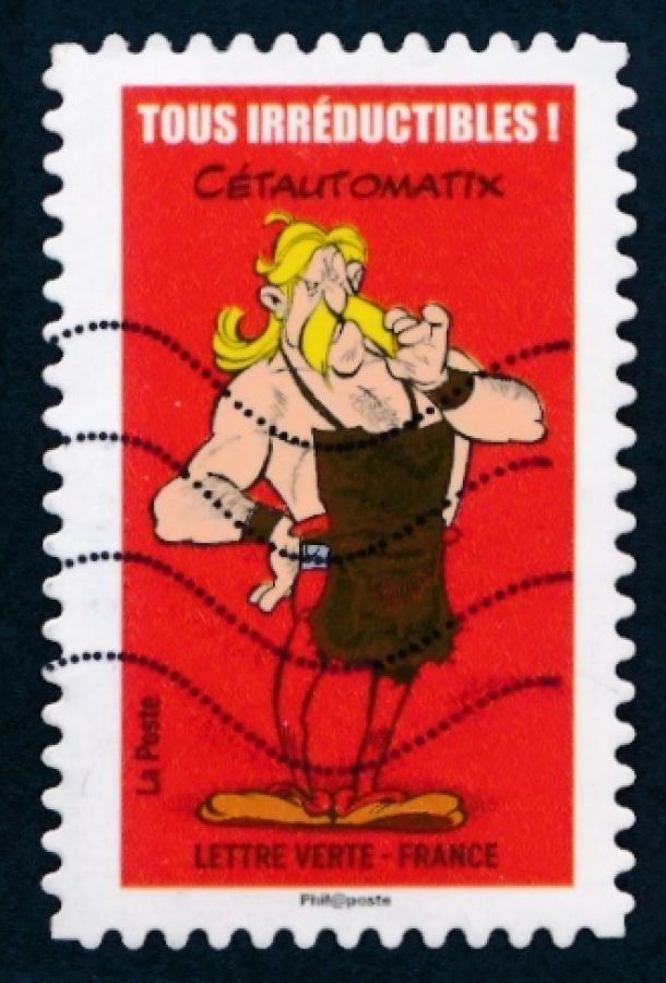 asterix stamp france cetautomatix